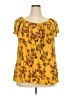 Torrid 100% Rayon Yellow Sleeveless Blouse Size 3X Plus (3) - photo 1