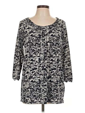 Daisy Fuentes 3/4 Sleeve Blouse (view 1)