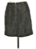 Blank NYC 100% Leather Solid Gray Leather Skirt Size 26 waist - photo 2