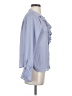 Ann Taylor LOFT 100% Polyester Blue Long Sleeve Blouse Size XS - photo 4