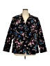 Lane Bryant Floral Black Blazer Size 28 (petite) - photo 1
