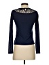 Gracia 100% Polyester Blue Long Sleeve Top Size S - photo 2