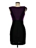 Bebop Color Block Purple Cocktail Dress Size M - photo 2