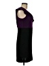Bebop Color Block Purple Cocktail Dress Size M - photo 4