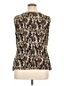 212 Collection Brown Sleeveless Blouse Size XL - photo 2