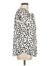 Unbranded 100% Polyester Animal Print Ivory Short Sleeve Blouse Size M - photo 4