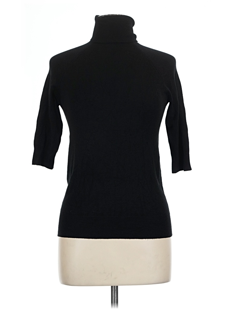 Pre-owned Zara Turtleneck Sweater In Black