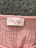 Pink Lily 100% Cotton Solid Pink Romper Size S - photo 4