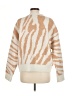 MNG Animal Print Tan Pullover Sweater Size M - photo 2