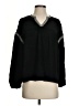 Madewell 100% Viscose Black Long Sleeve Blouse Size XXS - photo 1
