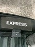 Express 100% Polyester Solid Black Formal Skirt Size 2 - photo 4