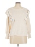 Something Navy Ivory Pullover Sweater Size M - photo 1