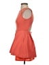 Bebe Solid Orange Cocktail Dress Size XXS - photo 5