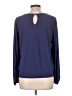 AUW Blue Long Sleeve Blouse Size L - photo 2