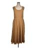 Vince. Solid Tan Casual Dress Size XL - photo 1