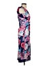 Unbranded Floral Blue Cocktail Dress Size S - photo 4