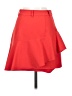 Alice + Olivia 100% Polyester Solid Red Casual Skirt Size 0 - photo 2