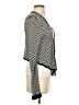 Unbranded Chevron-herringbone Silver Black Cardigan Size S (estimated) - photo 4