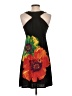 Unbranded Floral Black Cocktail Dress Size S (estimated) - photo 2