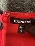 Express Solid Red Casual Dress Size M - photo 6