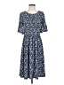 Perceptions Paisley Blue Casual Dress Size S - photo 1