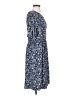 Perceptions Paisley Blue Casual Dress Size S - photo 4