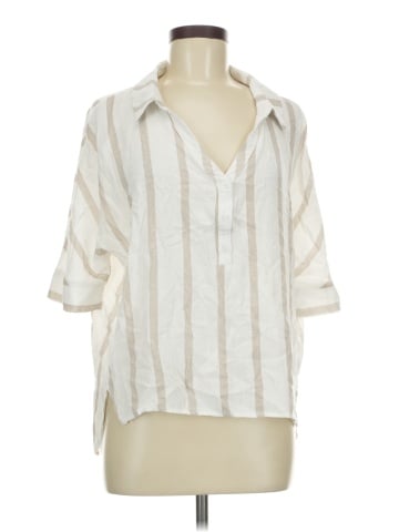 Millibon 3/4 Sleeve Button-Down Shirt (view 1)