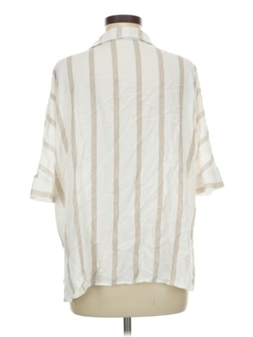 Millibon 3/4 Sleeve Button-Down Shirt (view 2)