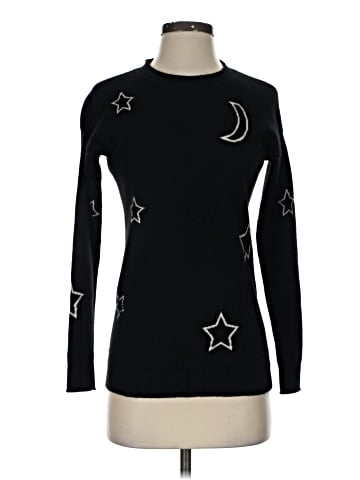 Aqua Cashmere Pullover Sweater (view 1)