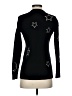 Aqua 100% Cashmere Stars Black Cashmere Pullover Sweater Size XS - photo 2