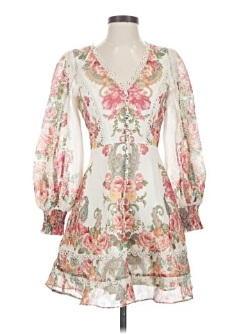 Champagne & Strawberry Cocktail Dress (view 1)