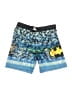 Batman 100% Polyester Blue Board Shorts Size 6 - 7 - photo 1