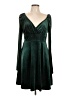 Shein Green Cocktail Dress Size 12 - photo 1