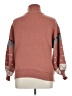Emery Rose 100% Acrylic Chevron-herringbone Pink Pullover Sweater Size 1X - photo 2