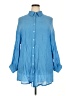 Coeur De Vague Blue 3/4 Sleeve Blouse Size 2X - photo 1