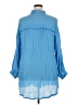 Coeur De Vague Blue 3/4 Sleeve Blouse Size 2X - photo 2