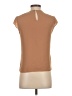 Express 100% Polyester Tan Short Sleeve Top Size XS - photo 2