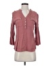 Daytrip 100% Rayon Pink 3/4 Sleeve Button-Down Shirt Size S - photo 1