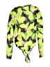 H&M Print Green Long Sleeve Blouse Size S (estimated) - photo 2