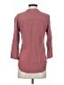 Daytrip 100% Rayon Pink 3/4 Sleeve Button-Down Shirt Size S - photo 2