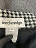 Breckenridge Houndstooth Black Formal Skirt Size 8 - photo 4