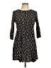 Assorted Brands 100% Viscose Print Black Casual Dress Size 10 - photo 1