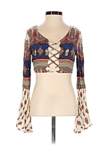 One Way 3/4 Sleeve Blouse (view 1)