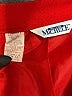 Michele 100% Polyester Solid Red Formal Skirt Size 14 - photo 4