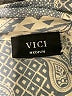 VICI 100% Rayon Paisley Gray Long Sleeve Button-Down Shirt Size M - photo 7