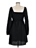 Old Navy 100% Polyester Solid Black Casual Dress Size M - photo 2