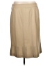 RENA LANGE 100% Cupro Solid Tan Formal Skirt Size 12 - photo 2