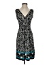 Max Studio Print Black Cocktail Dress Size S - photo 1