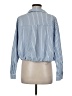 Unbranded Stripes Blue Long Sleeve Blouse Size M (estimated) - photo 2