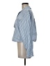 Unbranded Stripes Blue Long Sleeve Blouse Size M (estimated) - photo 5